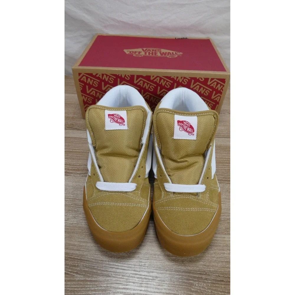 VANS Knu Skool  SNEAKERS BROWN CLASSIC TRUE WHITE US MEN 8.0 - WOMAN 9.5
